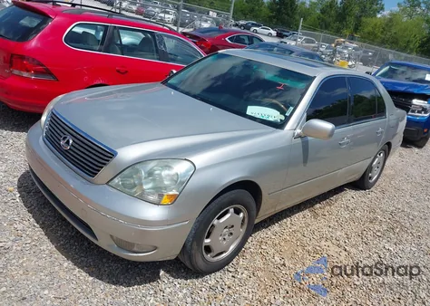 2002 Lexus Ls 430 из США, поврежденный, VIN JTHBN30F520069252